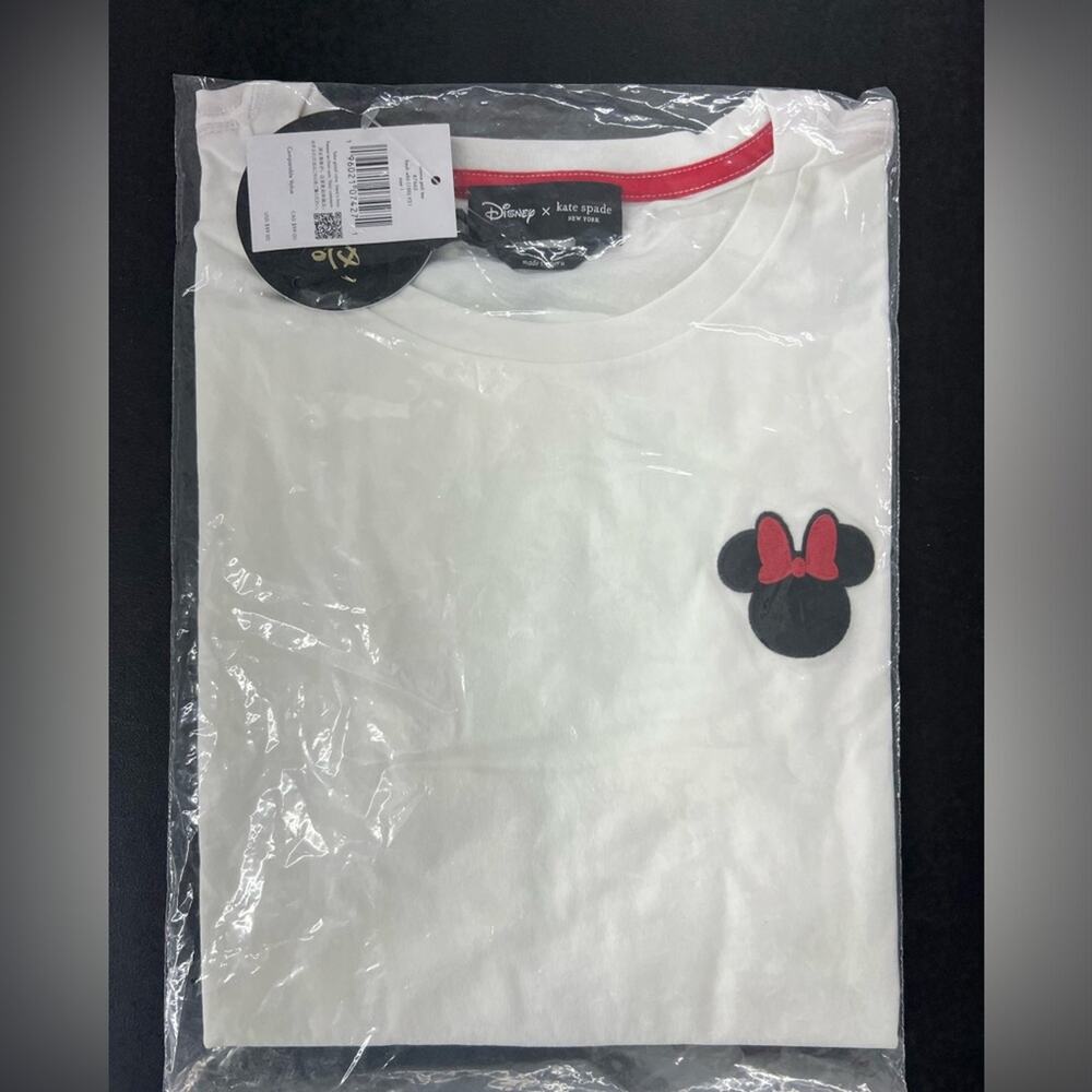 NWT Kate Spade Minnie Patch Tee L